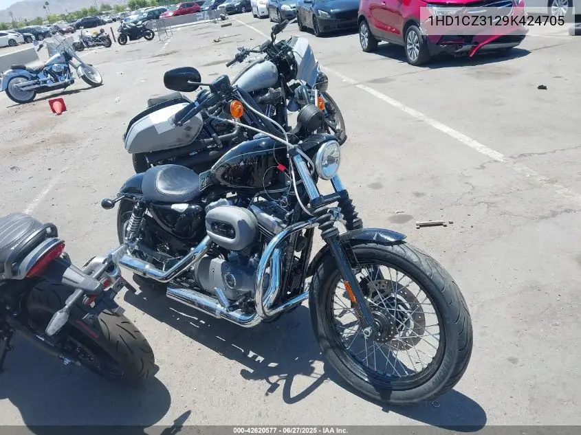 2009 Harley-Davidson Xl1200 N VIN: 1HD1CZ3129K424705 Lot: 42620577