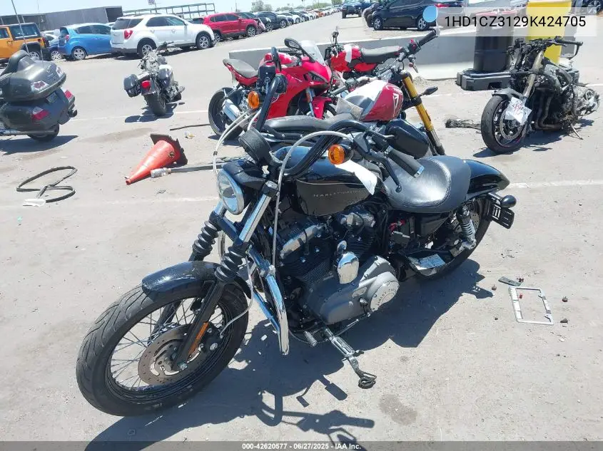 2009 Harley-Davidson Xl1200 N VIN: 1HD1CZ3129K424705 Lot: 42620577