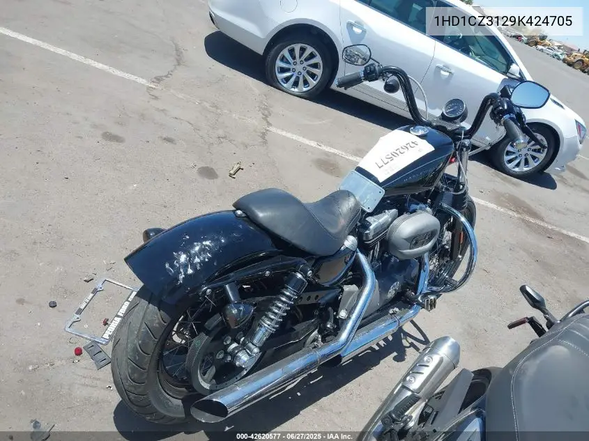 2009 Harley-Davidson Xl1200 N VIN: 1HD1CZ3129K424705 Lot: 42620577