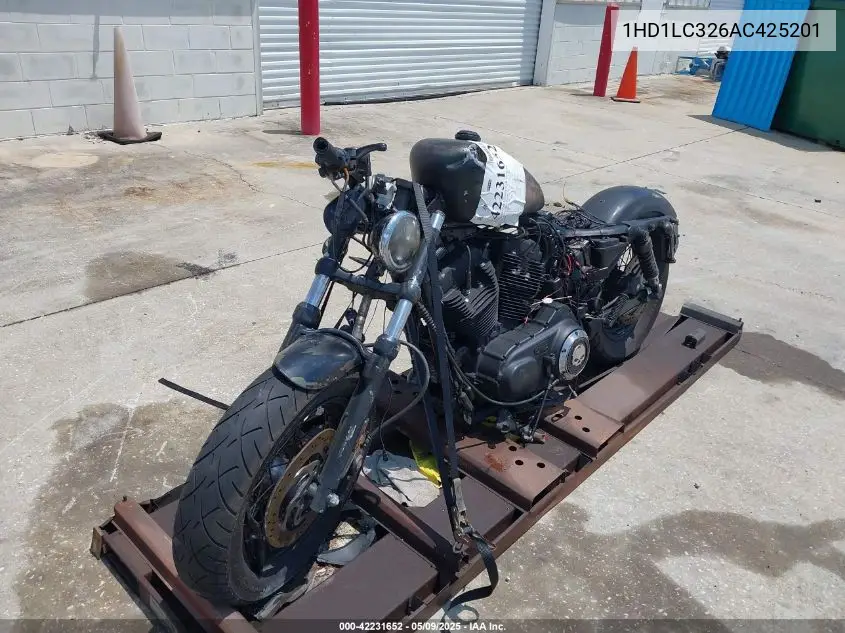 2010 Harley-Davidson Xl1200 X VIN: 1HD1LC326AC425201 Lot: 42231652
