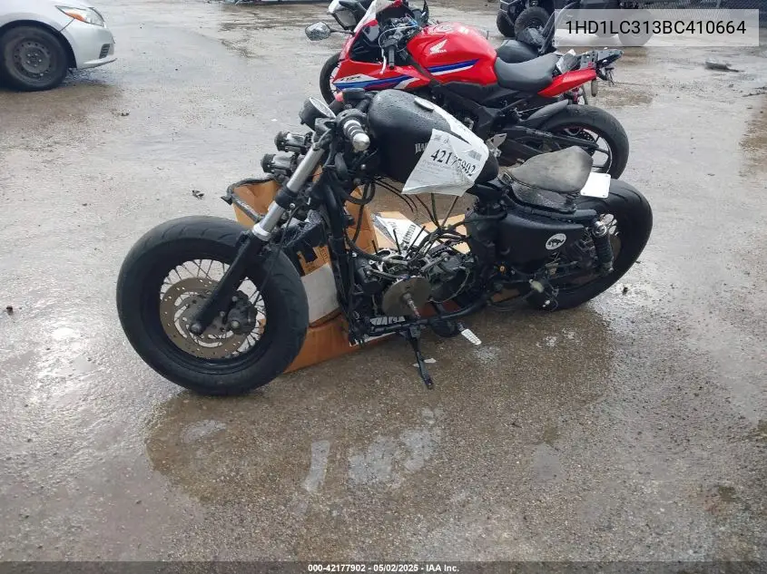 2011 Harley-Davidson Xl1200 X VIN: 1HD1LC313BC410664 Lot: 42177902