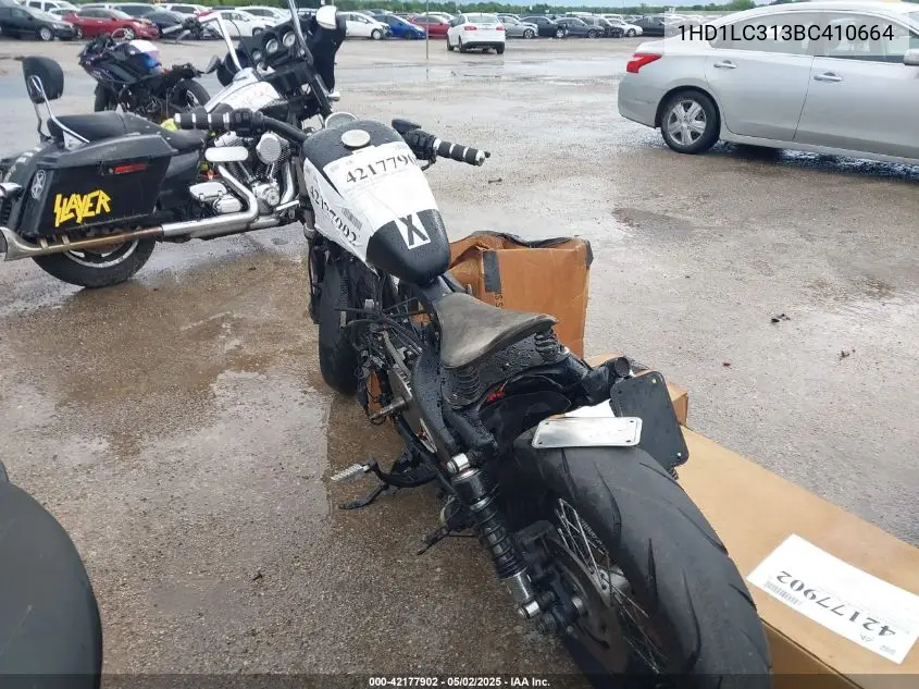 2011 Harley-Davidson Xl1200 X VIN: 1HD1LC313BC410664 Lot: 42177902