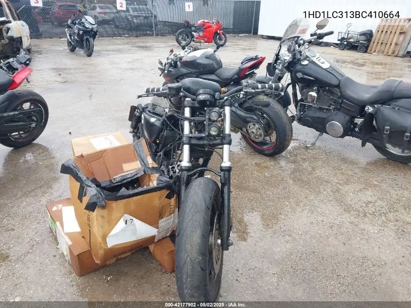 2011 Harley-Davidson Xl1200 X VIN: 1HD1LC313BC410664 Lot: 42177902