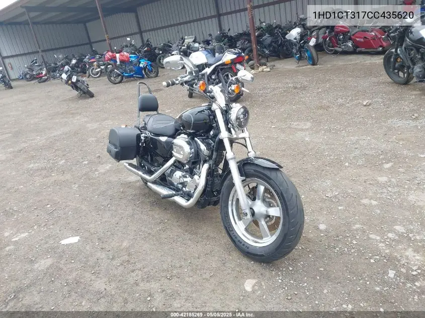 2012 Harley-Davidson Xl1200 C VIN: 1HD1CT317CC435620 Lot: 42185269