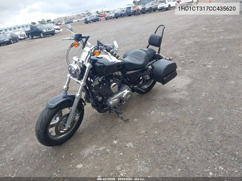2012 Harley-Davidson Xl1200 C VIN: 1HD1CT317CC435620 Lot: 42185269