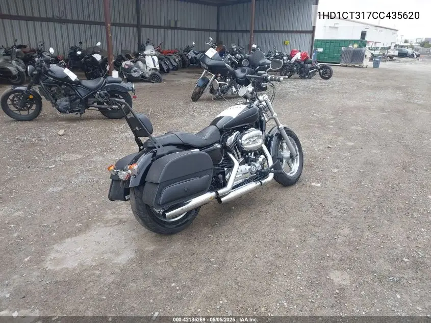2012 Harley-Davidson Xl1200 C VIN: 1HD1CT317CC435620 Lot: 42185269