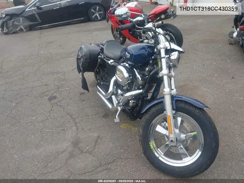 2012 Harley-Davidson Xl1200 C VIN: 1HD1CT318CC430359 Lot: 42355267
