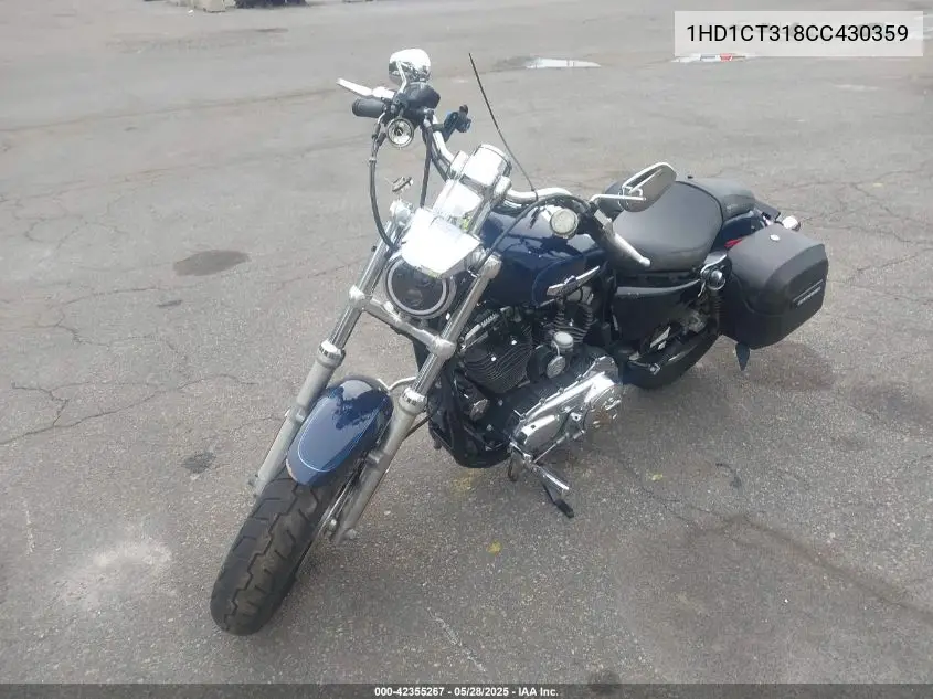 2012 Harley-Davidson Xl1200 C VIN: 1HD1CT318CC430359 Lot: 42355267