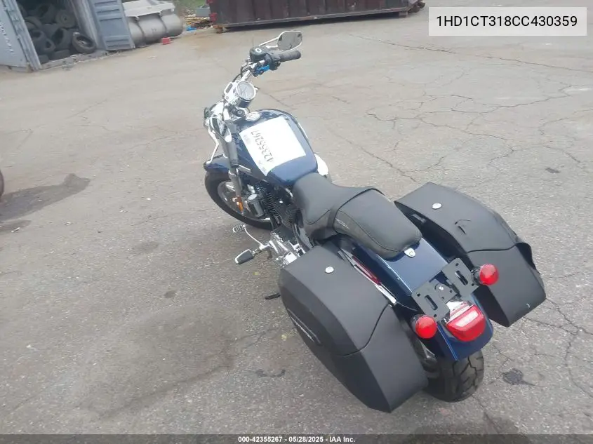 2012 Harley-Davidson Xl1200 C VIN: 1HD1CT318CC430359 Lot: 42355267