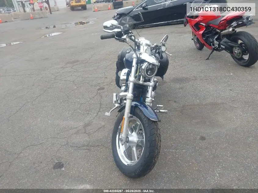 2012 Harley-Davidson Xl1200 C VIN: 1HD1CT318CC430359 Lot: 42355267