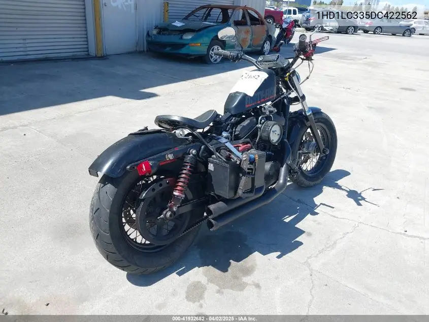 2013 Harley-Davidson Xl1200 Forty-Eight VIN: 1HD1LC335DC422562 Lot: 41932682