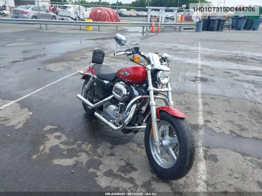2013 Harley-Davidson Xl1200 C VIN: 1HD1CT315DC444706 Lot: 42496429