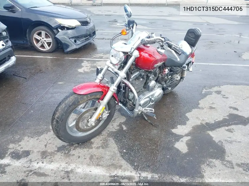 2013 Harley-Davidson Xl1200 C VIN: 1HD1CT315DC444706 Lot: 42496429