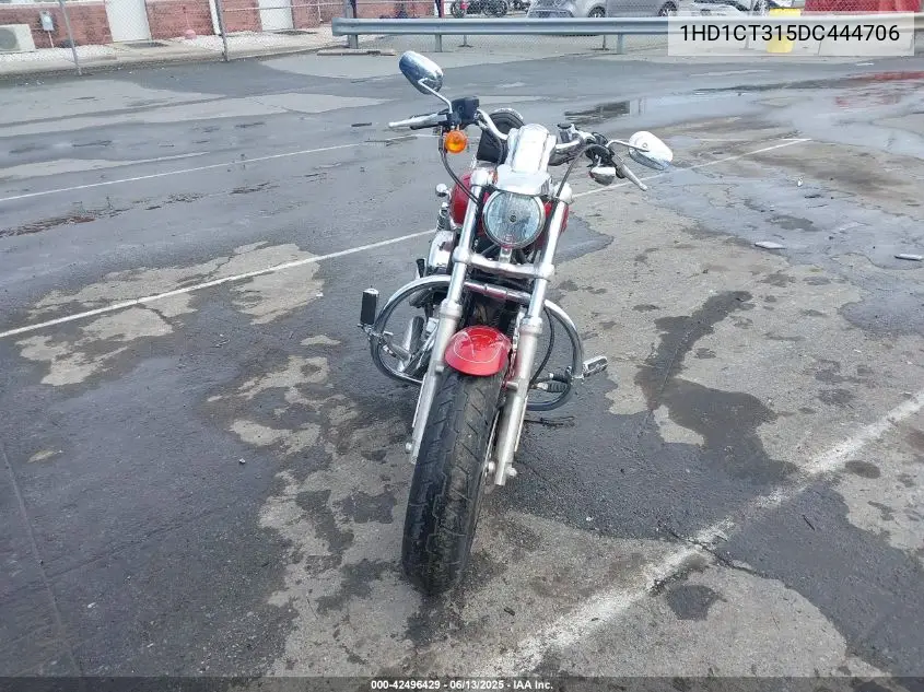 2013 Harley-Davidson Xl1200 C VIN: 1HD1CT315DC444706 Lot: 42496429