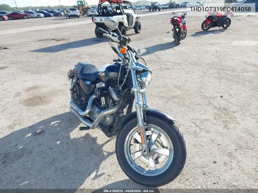 2014 Harley-Davidson Xl1200 C VIN: 1HD1CT319EC414058 Lot: 41962510
