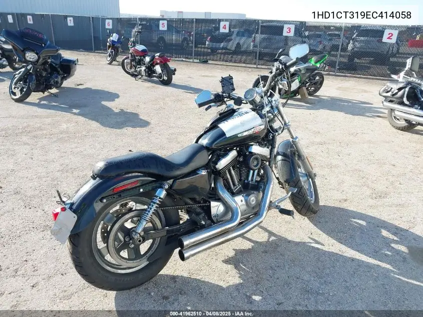 2014 Harley-Davidson Xl1200 C VIN: 1HD1CT319EC414058 Lot: 41962510
