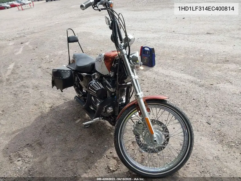 2014 Harley-Davidson Xl1200 V VIN: 1HD1LF314EC400814 Lot: 42065023