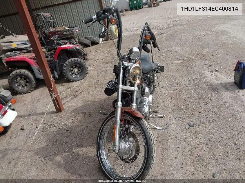 2014 Harley-Davidson Xl1200 V VIN: 1HD1LF314EC400814 Lot: 42065023