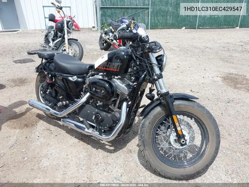 2014 Harley-Davidson Xl1200 Forty-Eight VIN: 1HD1LC310EC429547 Lot: 42119934