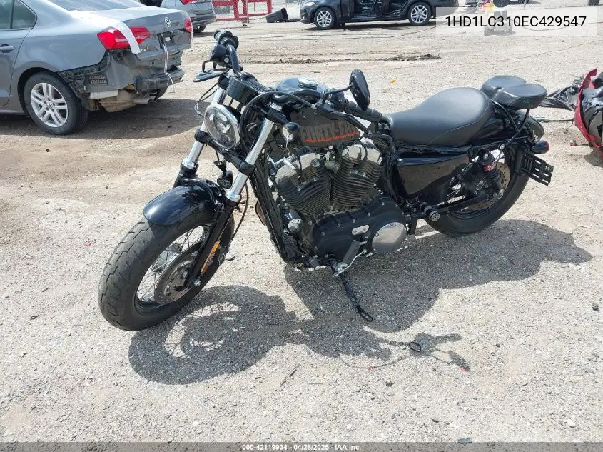 2014 Harley-Davidson Xl1200 Forty-Eight VIN: 1HD1LC310EC429547 Lot: 42119934