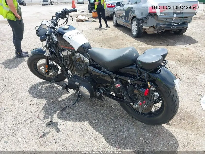 2014 Harley-Davidson Xl1200 Forty-Eight VIN: 1HD1LC310EC429547 Lot: 42119934