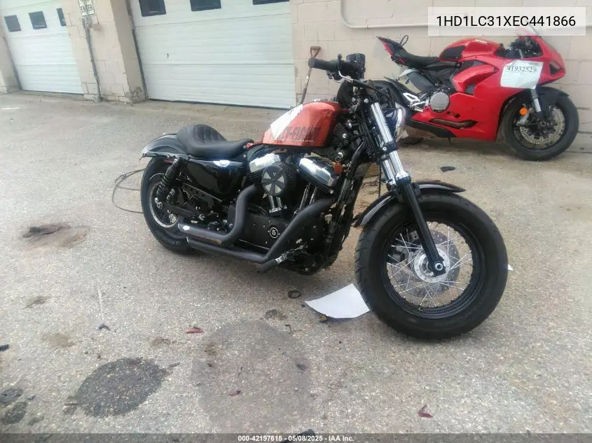 2014 Harley-Davidson Xl1200 Forty-Eight VIN: 1HD1LC31XEC441866 Lot: 42197615