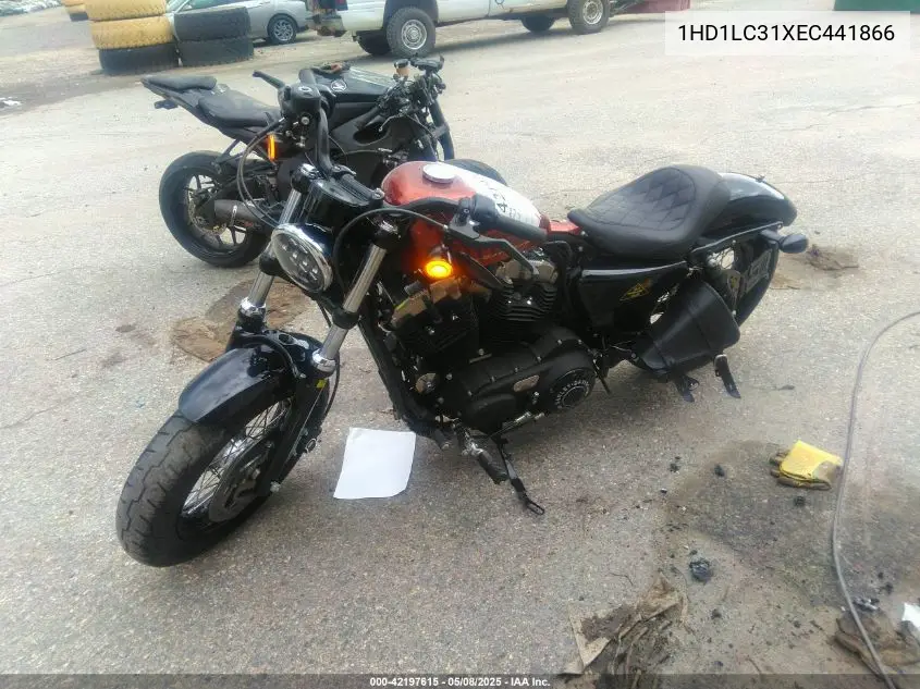 2014 Harley-Davidson Xl1200 Forty-Eight VIN: 1HD1LC31XEC441866 Lot: 42197615