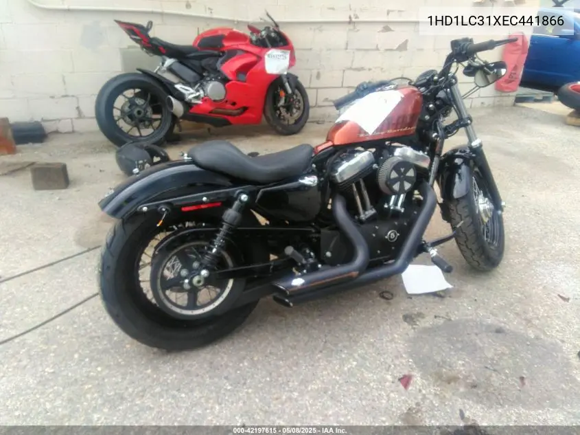 2014 Harley-Davidson Xl1200 Forty-Eight VIN: 1HD1LC31XEC441866 Lot: 42197615
