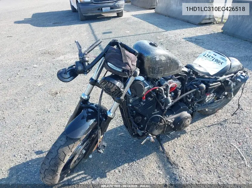 2014 Harley-Davidson Xl1200 Forty-Eight VIN: 1HD1LC310EC426518 Lot: 42571905