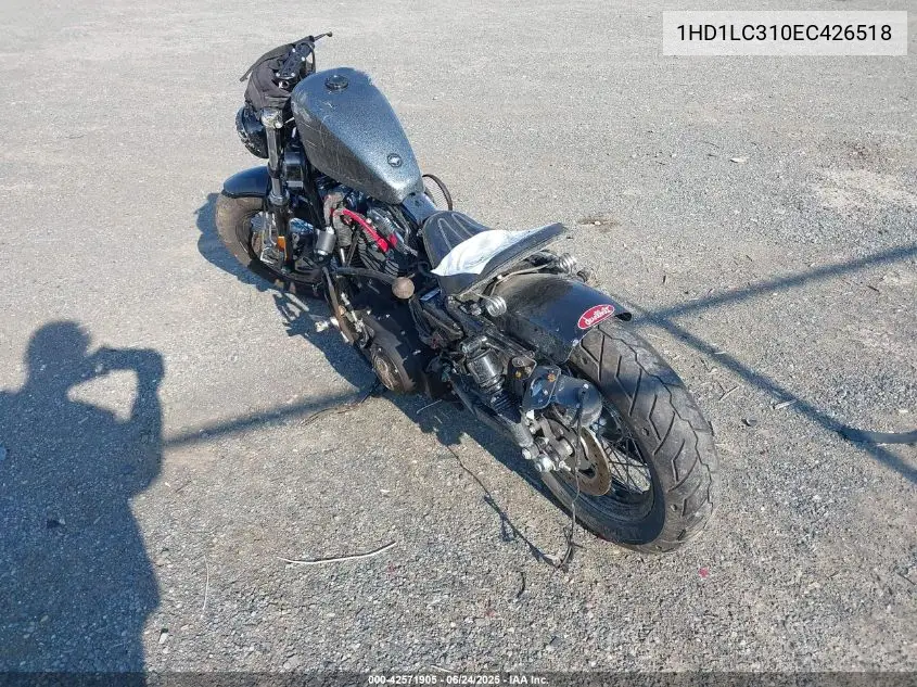 2014 Harley-Davidson Xl1200 Forty-Eight VIN: 1HD1LC310EC426518 Lot: 42571905
