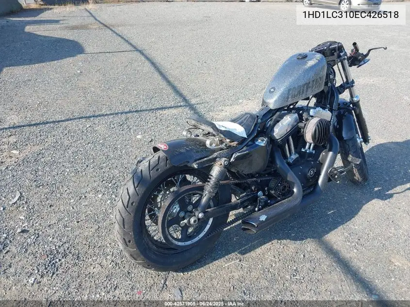 2014 Harley-Davidson Xl1200 Forty-Eight VIN: 1HD1LC310EC426518 Lot: 42571905