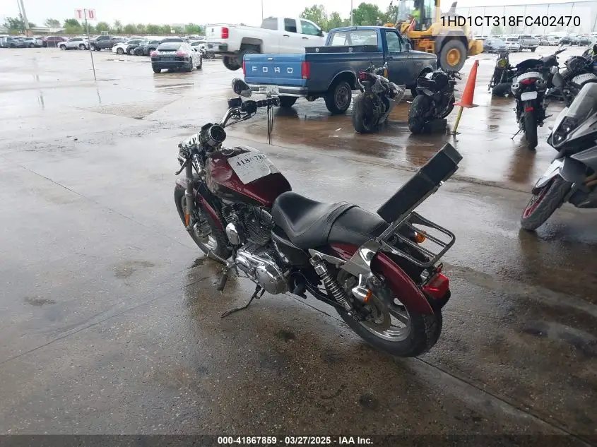 2015 Harley-Davidson Xl1200 C VIN: 1HD1CT318FC402470 Lot: 41867859