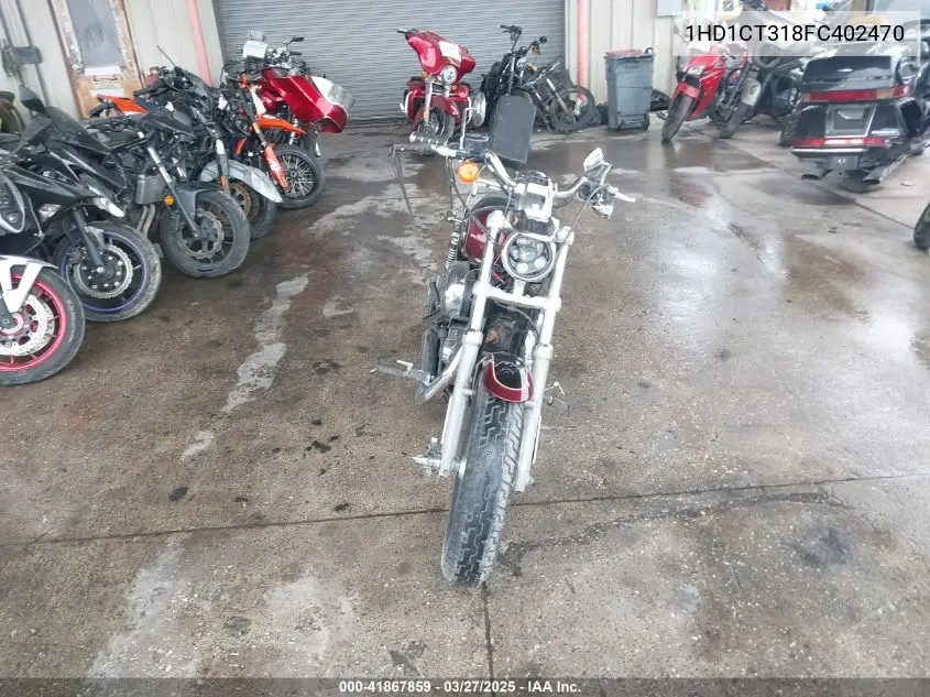 2015 Harley-Davidson Xl1200 C VIN: 1HD1CT318FC402470 Lot: 41867859