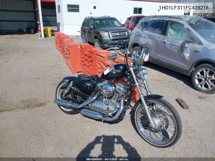2015 Harley-Davidson Xl1200 V VIN: 1HD1LF311FC428216 Lot: 42000351