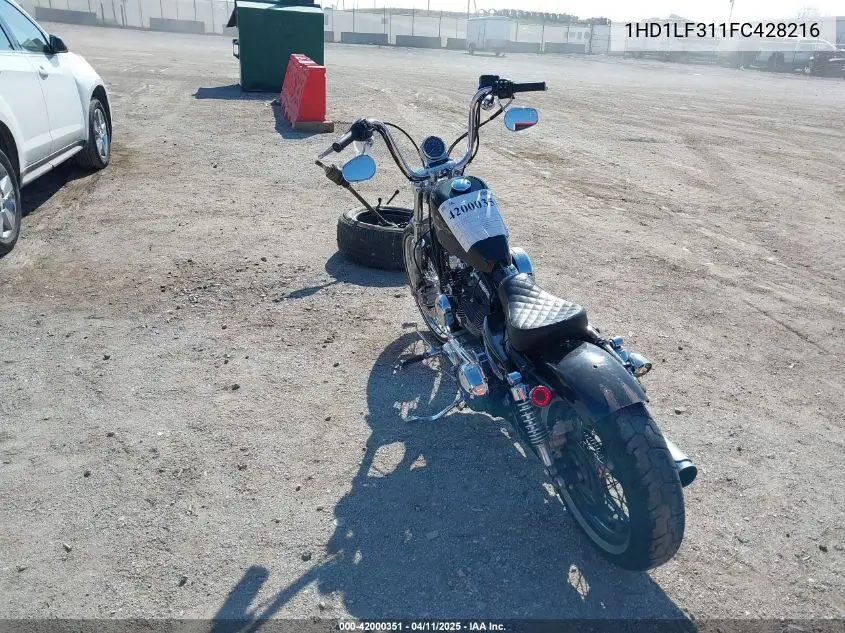 2015 Harley-Davidson Xl1200 V VIN: 1HD1LF311FC428216 Lot: 42000351