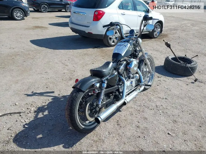 2015 Harley-Davidson Xl1200 V VIN: 1HD1LF311FC428216 Lot: 42000351