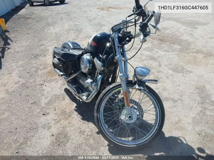 2016 Harley-Davidson Xl1200 V VIN: 1HD1LF316GC447605 Lot: 41823644