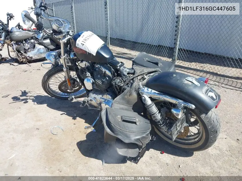 2016 Harley-Davidson Xl1200 V VIN: 1HD1LF316GC447605 Lot: 41823644