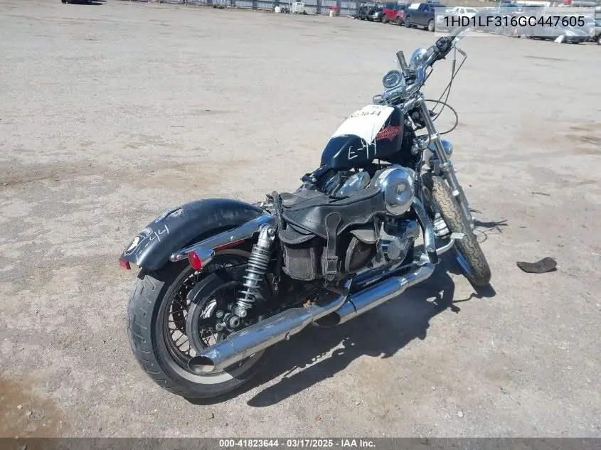 2016 Harley-Davidson Xl1200 V VIN: 1HD1LF316GC447605 Lot: 41823644