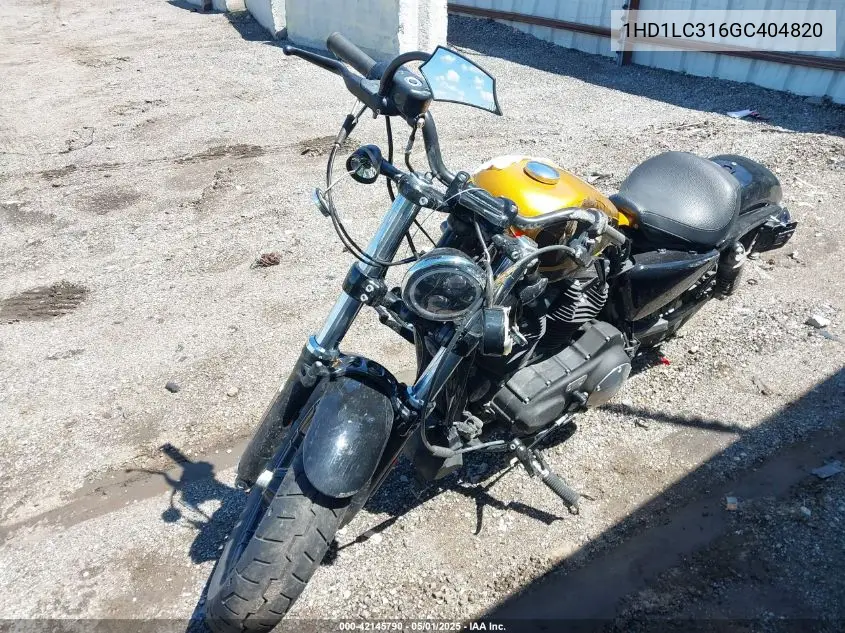 2016 Harley-Davidson Xl1200 Forty-Eight VIN: 1HD1LC316GC404820 Lot: 42145790