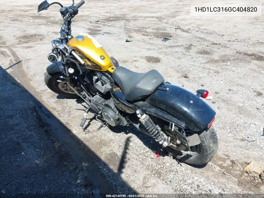 2016 Harley-Davidson Xl1200 Forty-Eight VIN: 1HD1LC316GC404820 Lot: 42145790