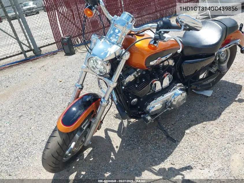 2016 Harley-Davidson Xl1200 C VIN: 1HD1CT314GC439856 Lot: 42304548