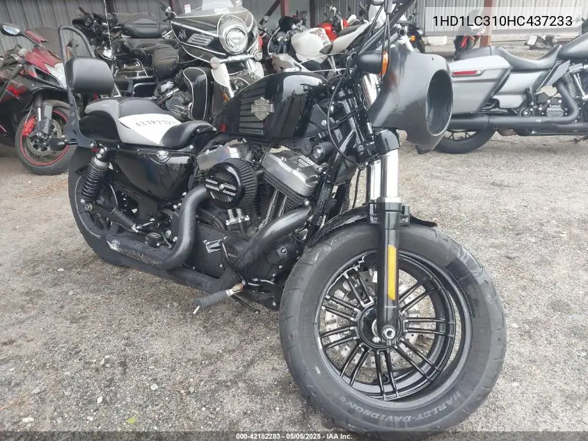 2017 Harley-Davidson Xl1200 Forty-Eight VIN: 1HD1LC310HC437233 Lot: 42182283