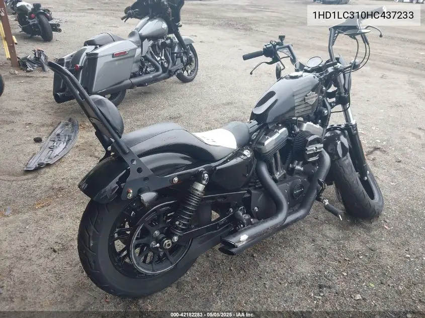 2017 Harley-Davidson Xl1200 Forty-Eight VIN: 1HD1LC310HC437233 Lot: 42182283