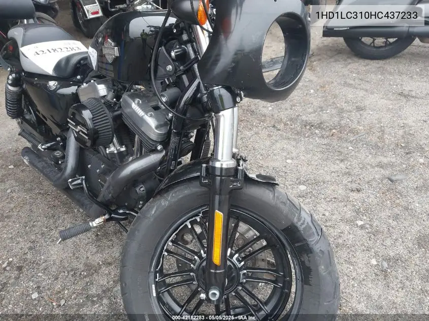 2017 Harley-Davidson Xl1200 Forty-Eight VIN: 1HD1LC310HC437233 Lot: 42182283