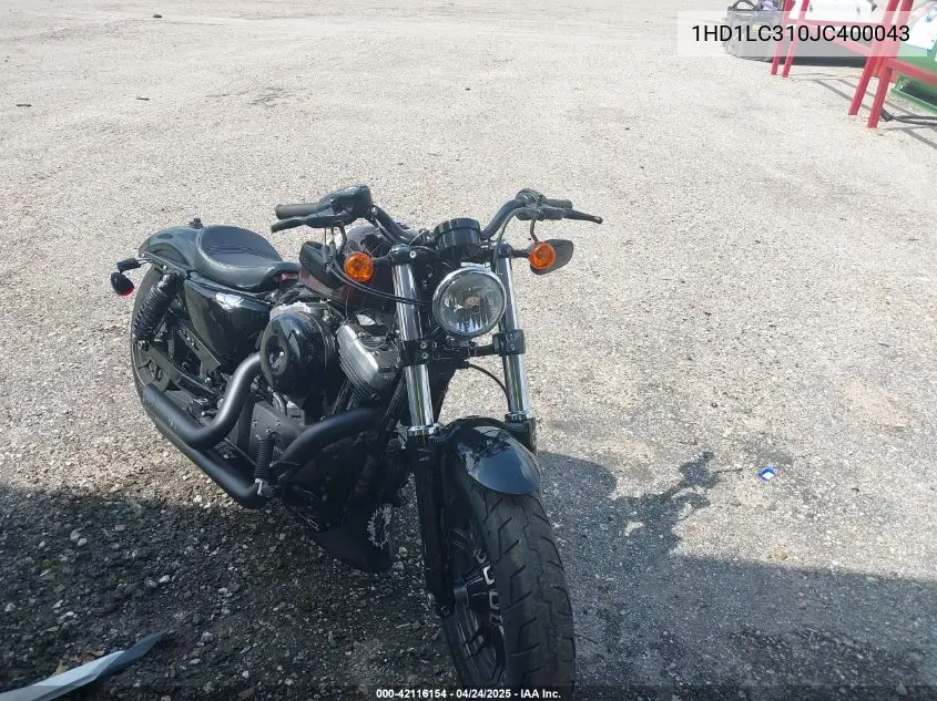 2018 Harley-Davidson Xl1200 Forty-Eight VIN: 1HD1LC310JC400043 Lot: 42116154