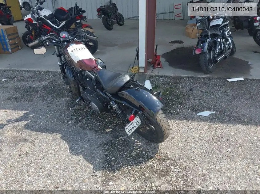 2018 Harley-Davidson Xl1200 Forty-Eight VIN: 1HD1LC310JC400043 Lot: 42116154