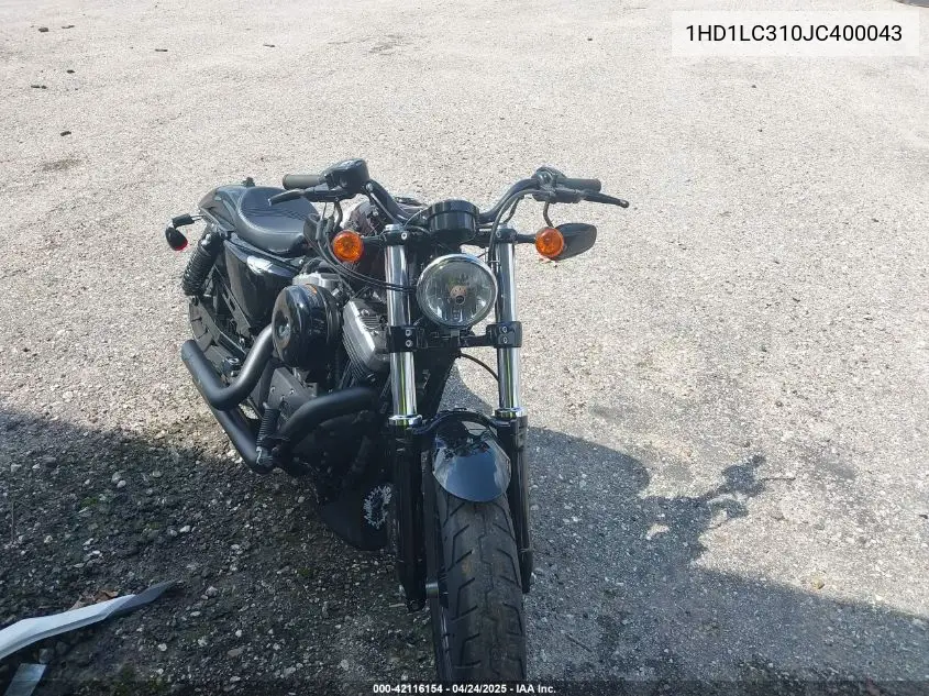 2018 Harley-Davidson Xl1200 Forty-Eight VIN: 1HD1LC310JC400043 Lot: 42116154