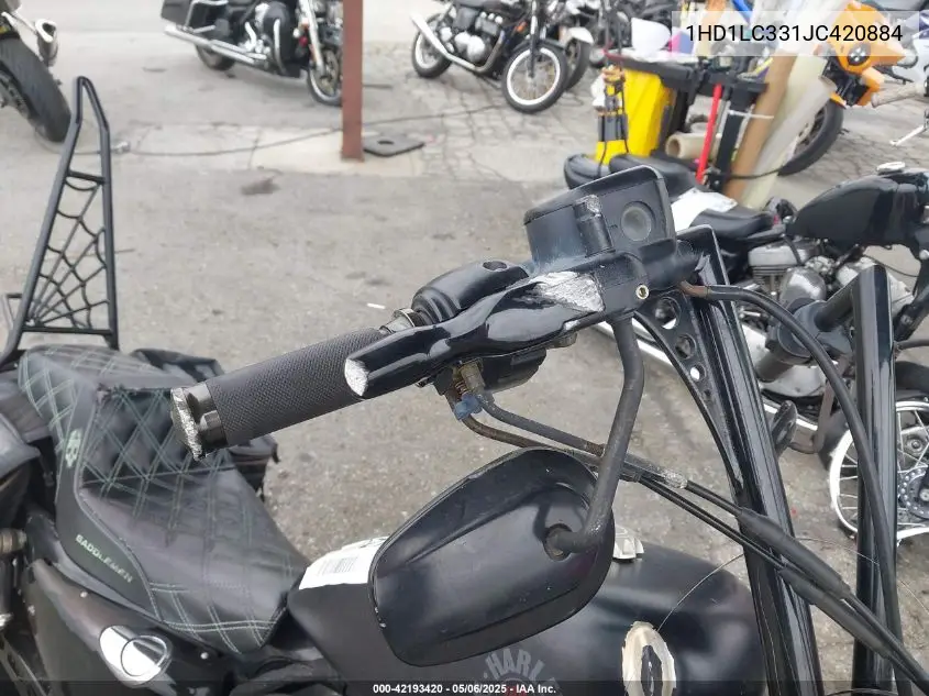 2018 Harley-Davidson Xl1200 Forty-Eight VIN: 1HD1LC331JC420884 Lot: 42193420