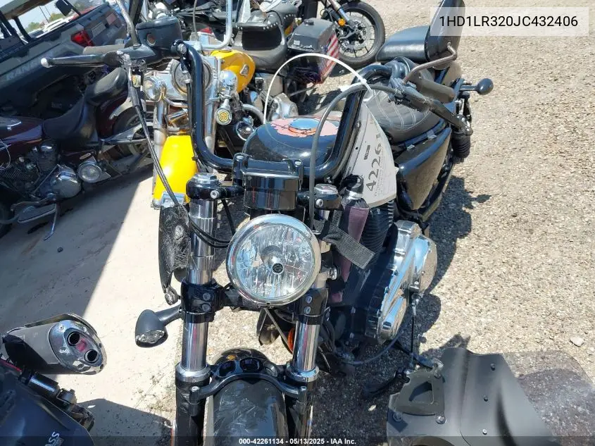 2018 Harley-Davidson Xl1200 Xs VIN: 1HD1LR320JC432406 Lot: 42261134
